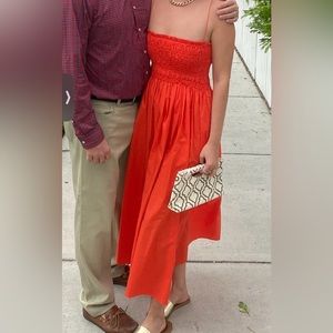 Red Midi Dress